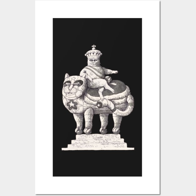 Space Cat Wall Art by FrisoHenstra